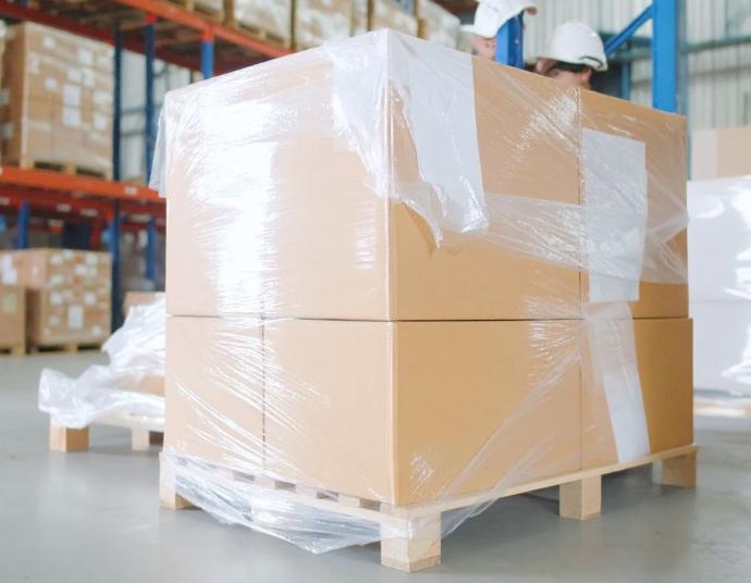 Errores de film trails en paletización Film trails o colas de película estirable errores