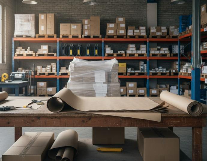 Compra de hojas de papel kraft para la industria