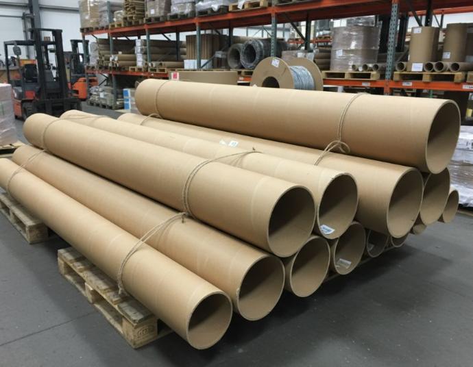 Medidas personalizables de los núcleos de cartón