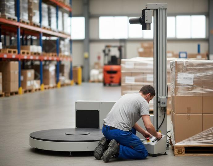 Revisión de una paletizadora