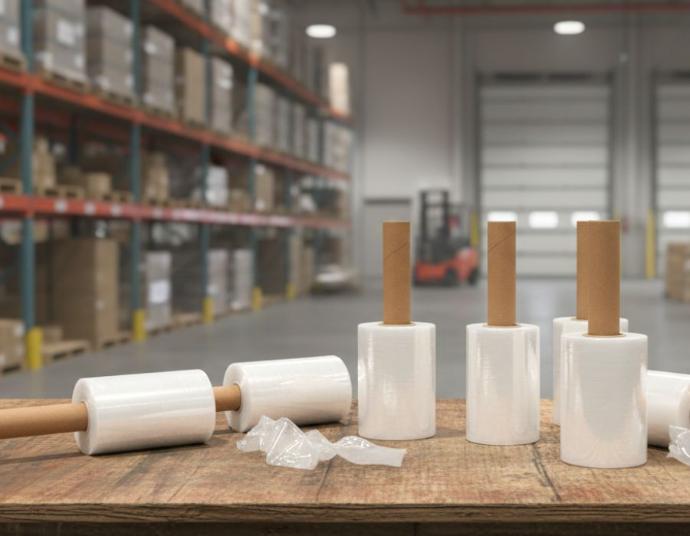 Mini película estirable con mango de sujeción