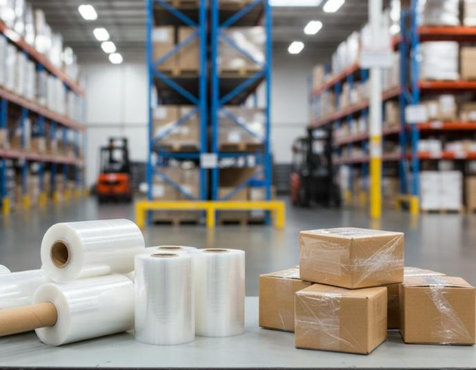 Película mini estirable o película manual mini para ecommerce o retail