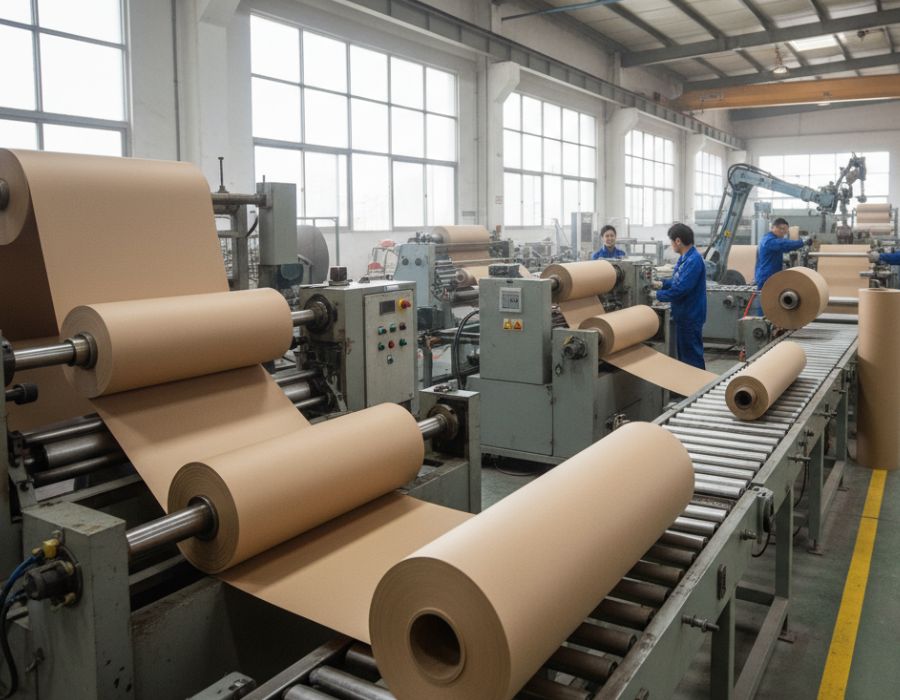 Rollos de papel kraft ecológicos