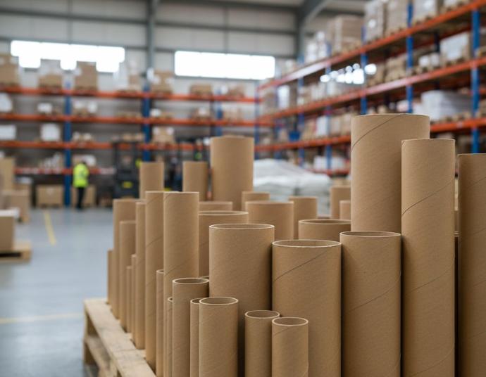 Núcleos de cartón y embalaje ecológico