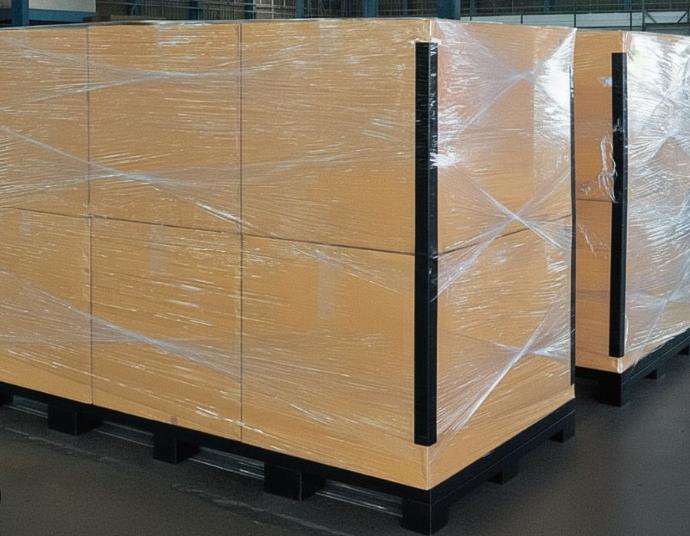 Protectores plásticos de esquinas para paletizar cargas